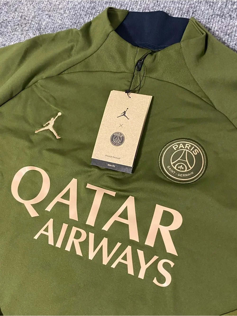 Nike Jordan Paris Saint Germain Strike Fourth Drill Slim Fit Top Mens M NWT